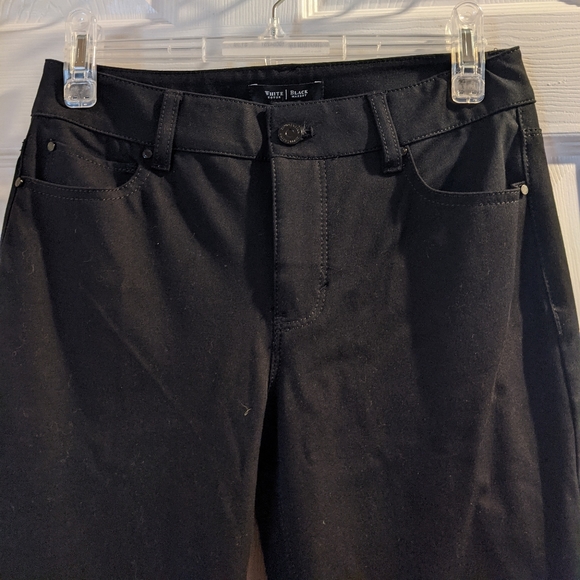 🆕WT White House Black Market Skinny Flare High Waisted Jeans - Picture 3 of 7